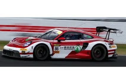 Pre-Order Porsche 911 GT3R No.86 High Class Racing 2nd Bathurst 12H 2026 D. Boccolacci - A. Fjordbach - K. Li Limited 300 1:18