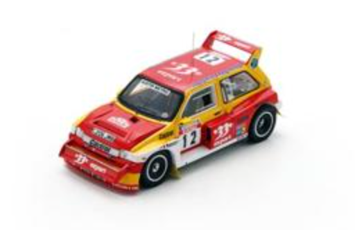 Pre-Order - MG Metro 6R4 No.12 Tour de Corse 1986 D. Auriol – B. Occelli