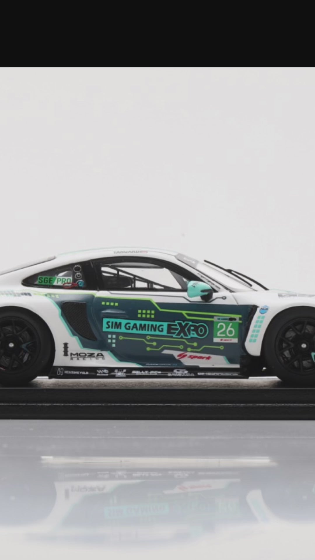 In Stock Now - Porsche 991 GT3 R – Sim Gaming Expo – 1:43 Scale