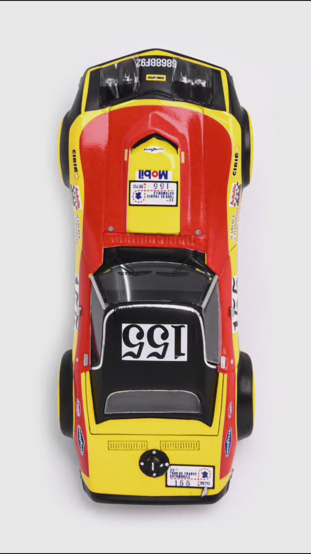 Chevrolet Corvette C3 No.155 Tour de France 1970 H. Greder - J-C. Perramond Limited 500 1:43