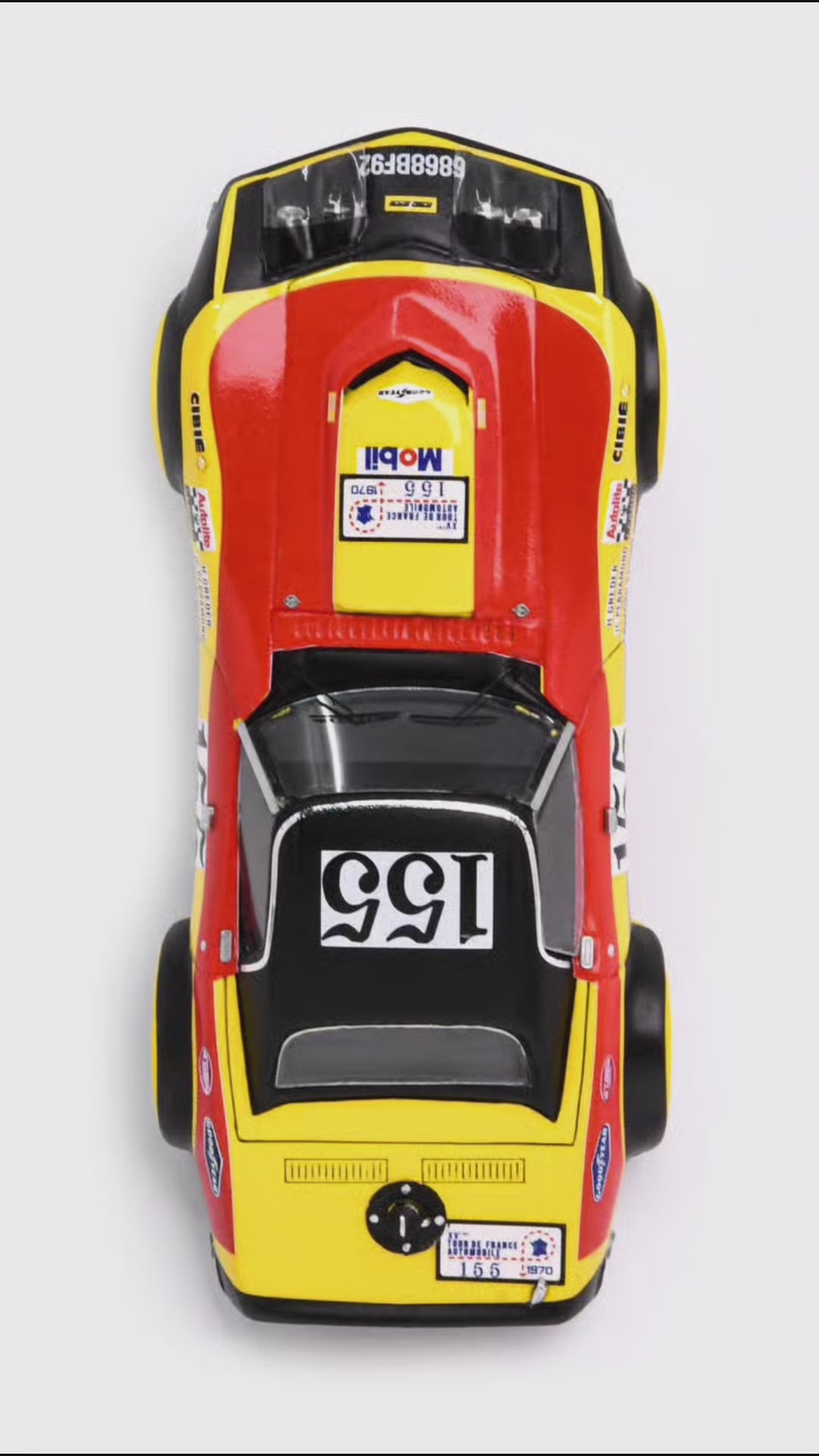 Chevrolet Corvette C3 No.155 Tour de France 1970 H. Greder - J-C. Perramond Limited 500 1:43